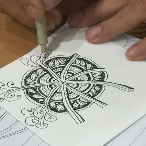 創藝療癒 禪繞畫