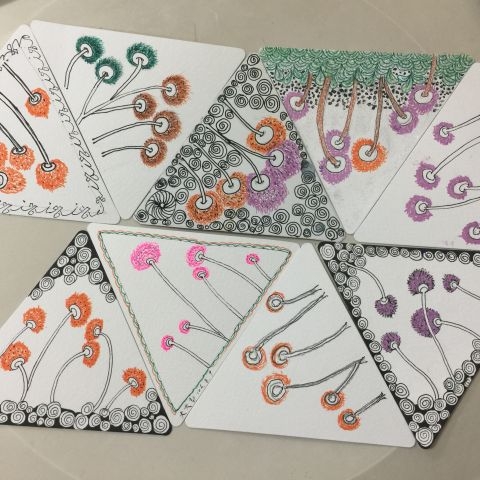 創藝療癒 禪繞畫zentangle 