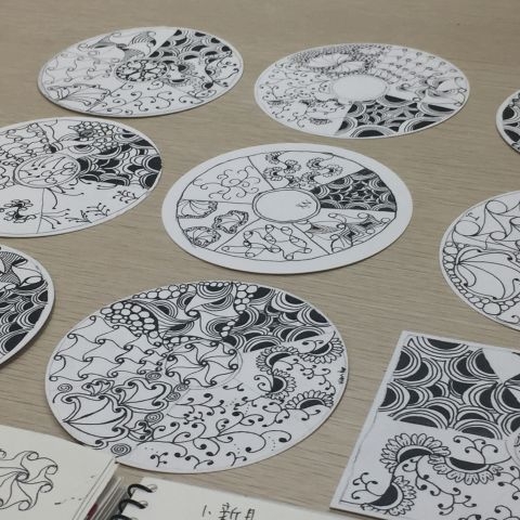 創藝療癒 禪繞畫zentangle 