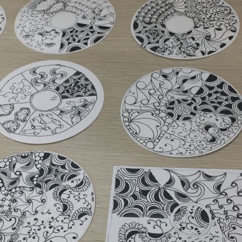 創藝療癒 禪繞畫zentangle 