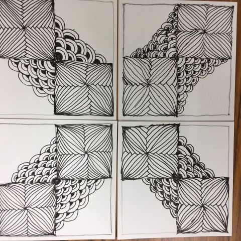 創藝療癒 禪繞畫zentangle 
