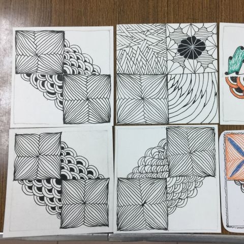 創藝療癒 禪繞畫zentangle 