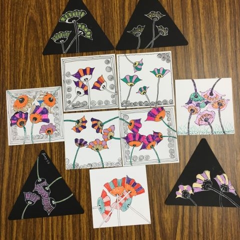 創藝療癒 禪繞畫zentangle 