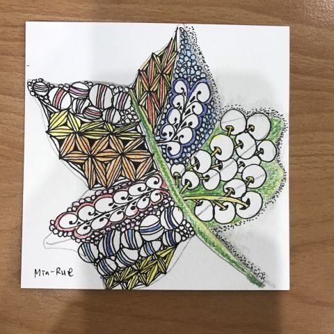 創藝療癒 禪繞畫zentangle 
