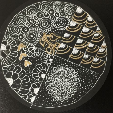 創藝療癒 禪繞畫zentangle 