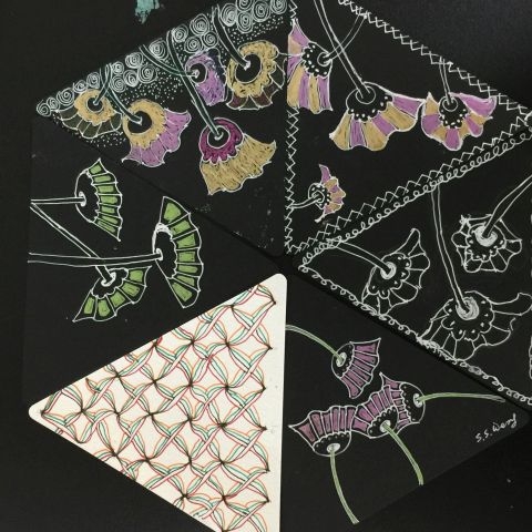 創藝療癒 禪繞畫zentangle 