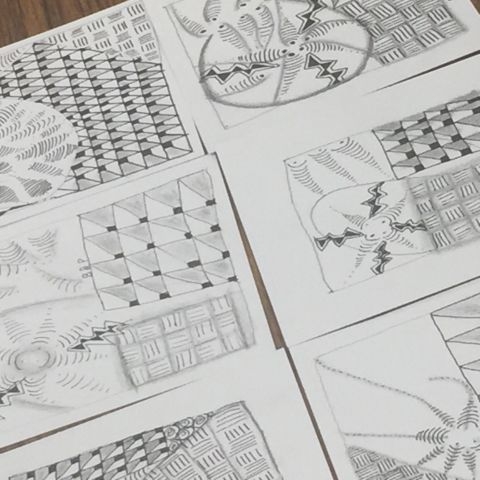 創藝療癒 禪繞畫zentangle 