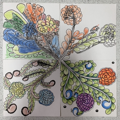 創藝療癒 禪繞畫zentangle 