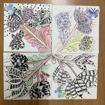 創藝療癒 禪繞畫zentangle 