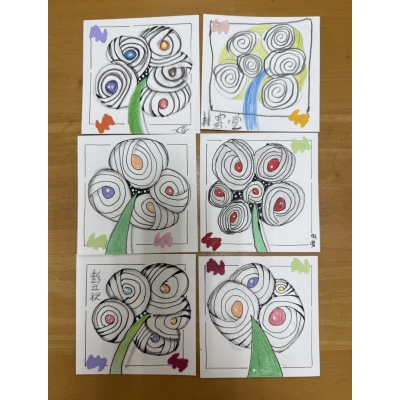 創藝療癒 禪繞畫zentangle 